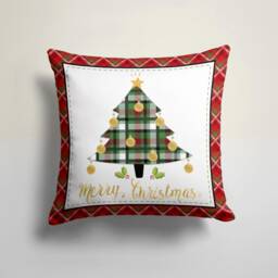 New Year Pine Tree Cushion Cover/Christmas Deer Pillow Cover/Cardinal Bird Case/Merry Christmas Case/Christmas Gift For Her - thumbnail 2