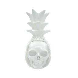 Hand Made Resin Pineapple Skull, Skull Art, Homeware, Kitchen Ware