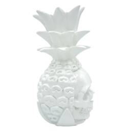 Hand Made Resin Pineapple Skull, Skull Art, Homeware, Kitchen Ware - thumbnail 2