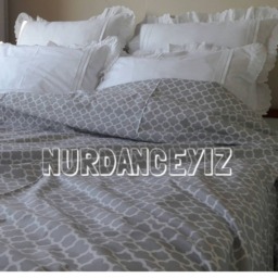 Quatrefoil Duvet Cover. Moroccan Oversized Super Palatial King 120x120 120x98 116x98 Cotton Grey Gray - Queen Shabby Chic Bedding Nurdanceyiz - thumbnail 2