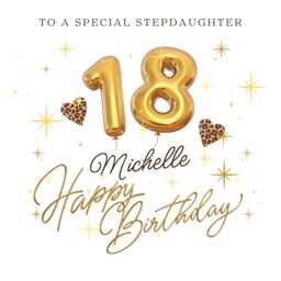Personalised Stepdaughter 18Th Birthday Candle Gift Card Stepdaughters W - thumbnail 4