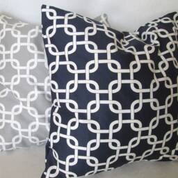 Gotcha Greek Key Pillow Covers, Throw Case, Decorative Pillow, Lumbar Shams 14x14 16x16 18x18 20x20 22x22 - thumbnail 2