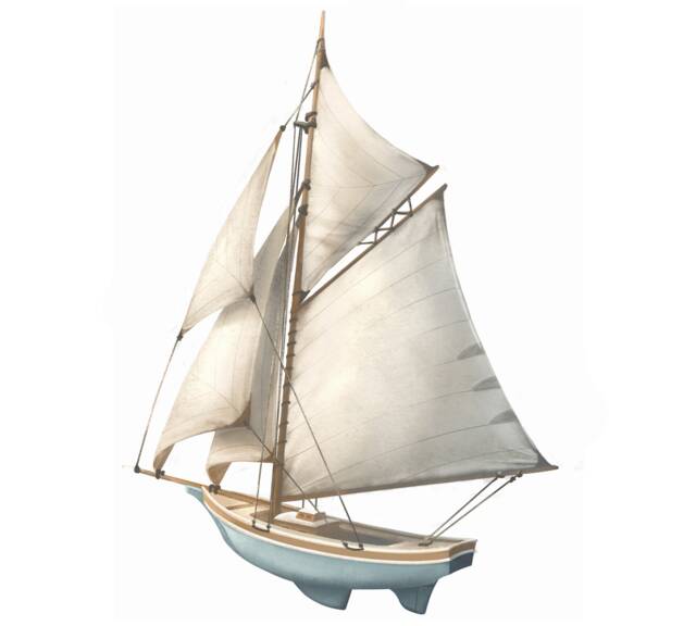 Nautical Wall Decal/ Boy Nursery Decor/ Sailboat Art/ Cute Decals/ Ocean Bedroom - image 1
