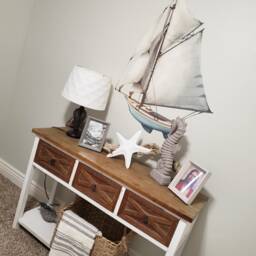 Nautical Wall Decal/ Boy Nursery Decor/ Sailboat Art/ Cute Decals/ Ocean Bedroom - thumbnail 2