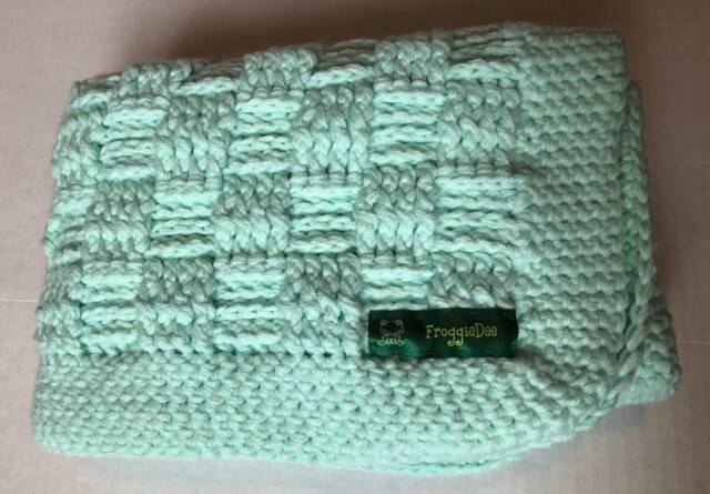 Pastel Green Baby Blanket Play Mat - image 1