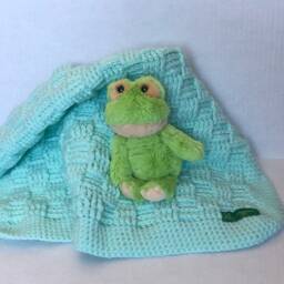 Pastel Green Baby Blanket Play Mat - thumbnail 3