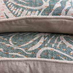 Cushions Made in Fermoie Savernake Fabric Designer Decorative Rich Green Linen Cushion Pillow Throw Cover - thumbnail 3
