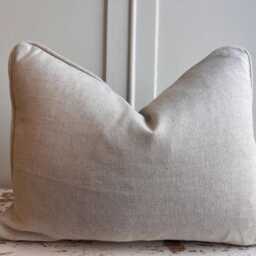 Cushions Made in Fermoie Savernake Fabric Designer Decorative Rich Green Linen Cushion Pillow Throw Cover - thumbnail 4