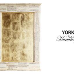 Handmade Coffee Table - Gold Leaf Accent Old World Elegant Living Room Furniture _ York - thumbnail 2