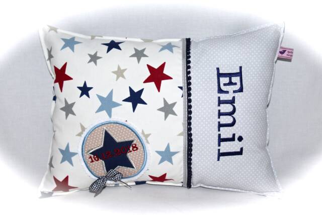 Pillow With Name Cuddly Gift Boy Birthday Birth - image 1