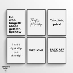 still Game Prints - Quote Funny Scottish Art Gift Set Of 1, 2, 3 - thumbnail 2