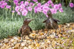 Handcrafted Recycled Metal Chick. Outdoor Garden Sculptures. Chicks, Chickens. Decoration. & Handmade Gift