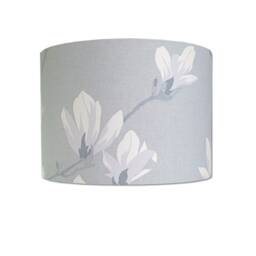 Lampshades in Laura Ashley Magnolia Grove Slate Grey Fabric Free Delivery - thumbnail 4