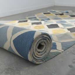 Handmade Kilim Rug Geometric Wool Flatweave - Custom Order - thumbnail 3