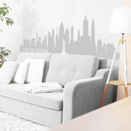 New York City Ny Skyline Wall Decal Vinyl Removable Office Business Decor College Dorm Real Estate Cityscape Mural - 194 - thumbnail 2