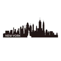 New York City Ny Skyline Wall Decal Vinyl Removable Office Business Decor College Dorm Real Estate Cityscape Mural - 194 - thumbnail 3