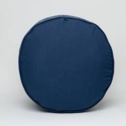 Handspun Hmong Indigo Fabric Pouf Ottoman Ethnic Tribal Pillow, 18x14 - thumbnail 4