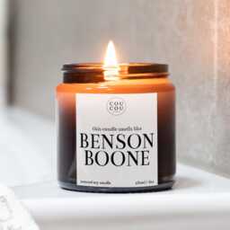 Benson Boone Candle, Gift For Music Lovers, Luxury Soy Wax - thumbnail 1