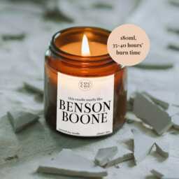 Benson Boone Candle, Gift For Music Lovers, Luxury Soy Wax - thumbnail 3