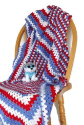 Baby Blanket Gift, Newborn Blanket, Wool Acrylic Crochet Handmade Plaid, Pram Blanket, Shower Gift - thumbnail 2