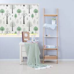 Mint Woodland Trees Roller Blind, Children's Made To Measure, Tree Woodland Blind - thumbnail 2