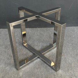 "Handmade Stainless Steel Round Table Base - Modern Dining Legs - 28"" H X 35" - thumbnail 3