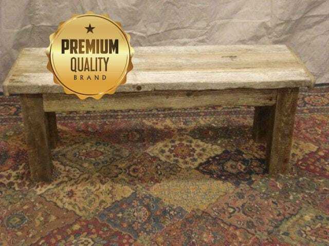 "Rustic Driftwood Bench - 46"" X 14" - image 1