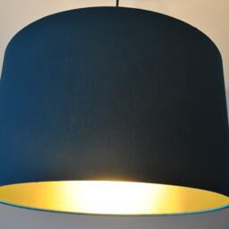 "Lampshade ""Petrol-Gold" - thumbnail 2