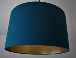 "Lampshade ""Petrol-Gold" - thumbnail 1