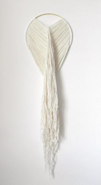 Wall Hanging Yarn On Ring - image 1
