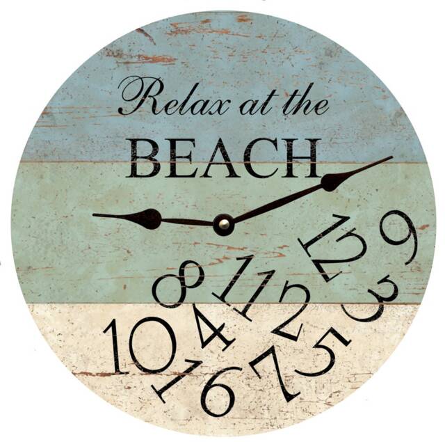 Whatever Clock - Relax At The Beach Clock - image 1