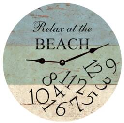 Whatever Clock - Relax At The Beach Clock - thumbnail 1