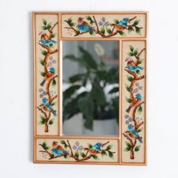 "Peruvian Mirrors ""Ivory Bird" - thumbnail 3
