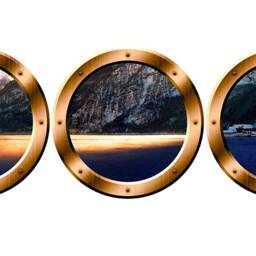 Vwaq Wilderness Wall Decals For Kids - Nature Stickers, Submarine Window Decor - Spw26 - thumbnail 4