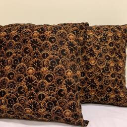 Handmade Steampunk Clock Cushion Cover 100% Cotton Pillow - thumbnail 2