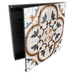 Geometric Elegance Key Cabinet For Home, Beige Box Wall, Backgrounds & Patterns, Lovers Of Elegant Simplicity