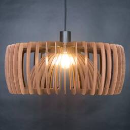 Wooden Ceiling Light, Wood Lamp, Pendant Light, Chandelier Lighting, Geometric Lamp, Dining Light, Pendant Lights Wood, Modern - thumbnail 3
