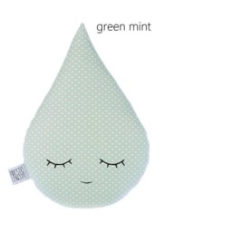 Raindrop Cushion For Nursery Decor, Baby Shower Gift Idea Dreamy Pillow Boy Girl Gender Neutral Newborn Room Infant Bed Kids Sky Teepee - thumbnail 4