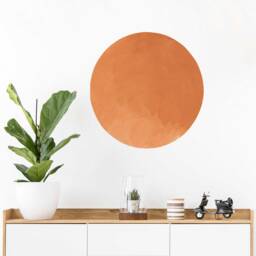 Small Abstract Circle Wall Sticker - thumbnail 2