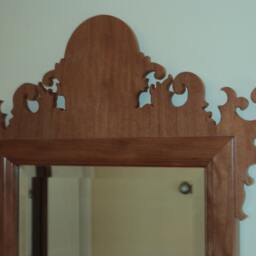 Handcrafted Cherry Chippendale Mirror - thumbnail 3