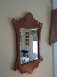 Handcrafted Cherry Chippendale Mirror