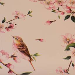 Outdoor Cushion Made Of Oilcloth - Springy Living, Garden & Lounge Decoration - Pattern Cherry Blossoms in Three Different Sizes - thumbnail 4