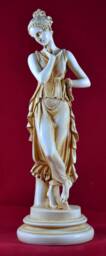 Aged Stone Persephone Statue - Greek Goddess Of Underworld Sculpture Weathered Mythological Art, Ancient Greece Decor, Pagan Altar