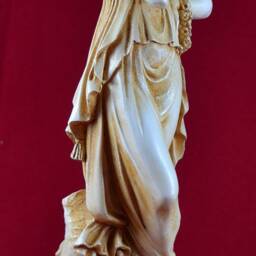 Persephone Goddess Queen Of The Underworld Patina Greek Statue 10 Inches - thumbnail 3