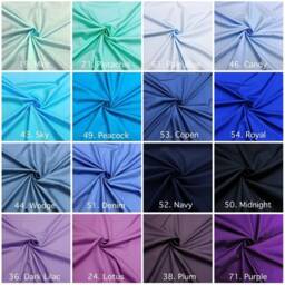 New Hq Luxury Two Tier Lamp Shade Pendant Light Ceiling Navy Cotton With Metallic Lining - thumbnail 4