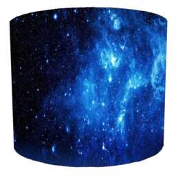 Galaxy Nebula Stars Drum Lampshade For Ceiling Light Pendants Or Table Lamp Bases - thumbnail 2