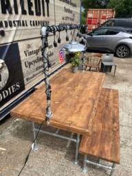 Rustic Outdoor Table Sets With Heater - thumbnail 1