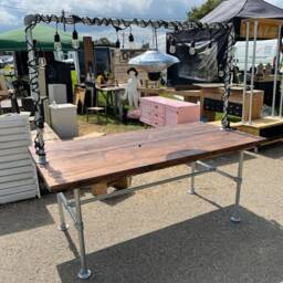 Rustic Outdoor Table Sets With Heater - thumbnail 4