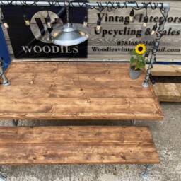 Rustic Outdoor Table Sets With Heater - thumbnail 2