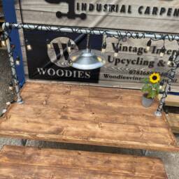 Rustic Outdoor Table Sets With Heater - thumbnail 3